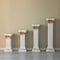 Uniquewise Fiberglass White Plinth Roman Column Ionic Piller Pedestal Vase Stand - Photography Props - 49 Inch QI004125-49 - alternate 4